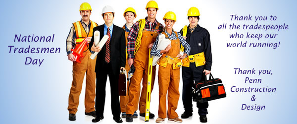 Thank you to all the tradespeople who keep our world running! PennCD