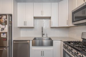 Newly renovated kitchen cabinets